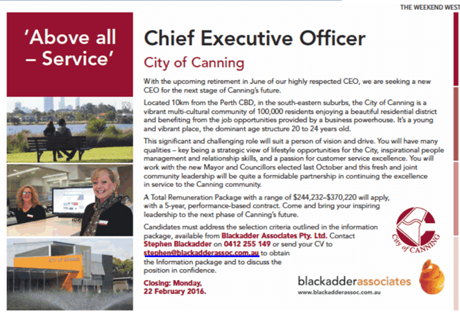 CanningAccountability image CEO job advertisment Feb 2016